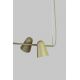 Pendule, Lustre suspendate - Lustra cu montaj vertical sau orizontal Salamanca verde masliniu