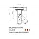 Plafoniere cu spoturi, Spoturi aplicate - Spot directionabil GU10 minimalist din aluminiu maro Milan
