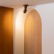 Plafoniere cu spoturi, Spoturi aplicate - Spot directionabil GU10 minimalist din aluminiu maro Milan