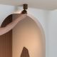 Plafoniere cu spoturi, Spoturi aplicate - Spot directionabil GU10 minimalist din aluminiu maro Milan