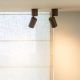 Plafoniere cu spoturi, Spoturi aplicate - Spot directionabil GU10 minimalist din aluminiu maro Milan