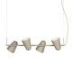 Pendule, Lustre suspendate - Lustra cu montaj vertical sau orizontal Salamanca sand