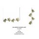 Pendule, Lustre suspendate - Lustra cu montaj vertical sau orizontal Salamanca sand