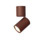 Plafoniere cu spoturi, Spoturi aplicate - Spot directionabil GU10 minimalist din aluminiu burgundy Milan