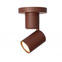 Spot directionabil GU10 minimalist din aluminiu burgundy Milan