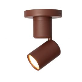 Plafoniere cu spoturi, Spoturi aplicate - Spot directionabil GU10 minimalist din aluminiu burgundy Milan