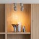 Plafoniere cu spoturi, Spoturi aplicate - Spot directionabil GU10 minimalist din aluminiu sand Milan