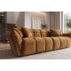 Canapele - Canapea XXL CLOUD 260cm, catifea Vogue galben mustar