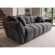 Canapele - Canapea XXL CLOUD 260cm, catifea Vogue gri
