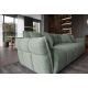 Canapele - Canapea XXL CLOUD 260cm, material boucle verde salvie