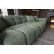 Canapele - Canapea XXL CLOUD 260cm, material boucle verde salvie