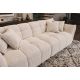 Canapele - Canapea XXL CLOUD 260cm, material boucle bej
