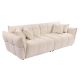 Canapele - Canapea XXL CLOUD 260cm, material boucle bej
