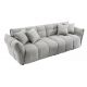 Canapele - Canapea XXL CLOUD 260cm, material boucle gri