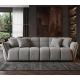 Canapele - Canapea XXL CLOUD 260cm, material boucle gri