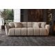 Canapele - Canapea XXL CLOUD 260cm, material boucle champagne greige