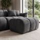 Banchete-Tabureti - Taburete, Suport picioare CLOUD 100cm, catifea Vogue gri