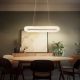 Pendule, Lustre suspendate - Lustra cristale din sticla LED CCT cu telecomanda LAUREL