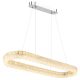 Pendule, Lustre suspendate - Lustra cristale din sticla LED CCT cu telecomanda LAUREL