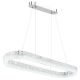 Pendule, Lustre suspendate - Lustra cristale din sticla LED CCT cu telecomanda LAUREL