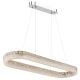 Pendule, Lustre suspendate - Lustra cristale din sticla LED CCT cu telecomanda LAUREL