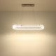 Pendule, Lustre suspendate - Lustra cristale din sticla LED CCT cu telecomanda LAUREL