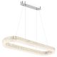Pendule, Lustre suspendate - Lustra cristale din sticla LED CCT cu telecomanda LAUREL