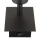 Aplice cu Spot - Aplica de perete cu spot, metal negru, sticla VILLEGAS