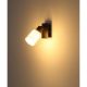 Aplice cu Spot - Aplica de perete cu spot, metal negru, sticla VILLEGAS