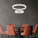 Lustra cristale din sticla LED CCT cu telecomanda LAUREL 80m