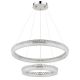 Pendule, Lustre suspendate - Lustra cristale din sticla LED CCT cu telecomanda LAUREL 80m
