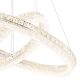 Pendule, Lustre suspendate - Lustra cristale din sticla LED CCT cu telecomanda LAUREL 80m