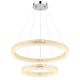 Pendule, Lustre suspendate - Lustra cristale din sticla LED CCT cu telecomanda LAUREL 80m