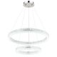 Pendule, Lustre suspendate - Lustra cristale din sticla LED CCT cu telecomanda LAUREL 80m