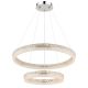 Pendule, Lustre suspendate - Lustra cristale din sticla LED CCT cu telecomanda LAUREL 80m