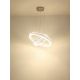 Pendule, Lustre suspendate - Lustra cristale din sticla LED CCT cu telecomanda LAUREL 80m