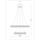 Pendule, Lustre suspendate - Lustra cristale din sticla LED CCT cu telecomanda LAUREL 80m