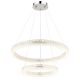 Pendule, Lustre suspendate - Lustra cristale din sticla LED CCT cu telecomanda LAUREL 80m