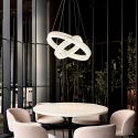 Lustra cristale din sticla LED CCT cu telecomanda LAUREL 60cm