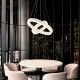 Pendule, Lustre suspendate - Lustra cristale din sticla LED CCT cu telecomanda LAUREL 60cm