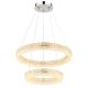 Pendule, Lustre suspendate - Lustra cristale din sticla LED CCT cu telecomanda LAUREL 60cm