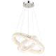 Pendule, Lustre suspendate - Lustra cristale din sticla LED CCT cu telecomanda LAUREL 60cm