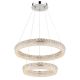 Pendule, Lustre suspendate - Lustra cristale din sticla LED CCT cu telecomanda LAUREL 60cm