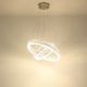 Pendule, Lustre suspendate - Lustra cristale din sticla LED CCT cu telecomanda LAUREL 60cm