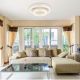 Lustre aplicate - Lustra aplicata cristale din sticla LED CCT cu telecomanda LAUREL
