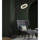 Lampa de podea LED cristale din sticla LAUREL