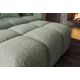 Banchete-Tabureti - Taburete, Suport picioare CLOUD 100cm, material boucle verde salvie