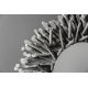 Oglinzi - Oglinda decorativa Riverside 80cm gri