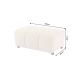 Banchete-Tabureti - Taburete, Suport picioare CLOUD 100cm, material boucle bej