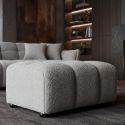 Taburete, Suport picioare CLOUD 100cm, material boucle gri